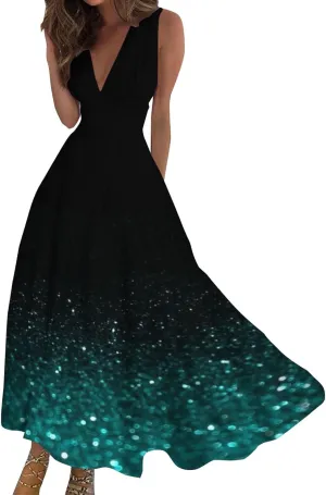 Summer Dresses for Women 2025,Casual Beach Vacation Tropical Date Night Hawaiian Sun Dresses Ladies Party Club Dress
