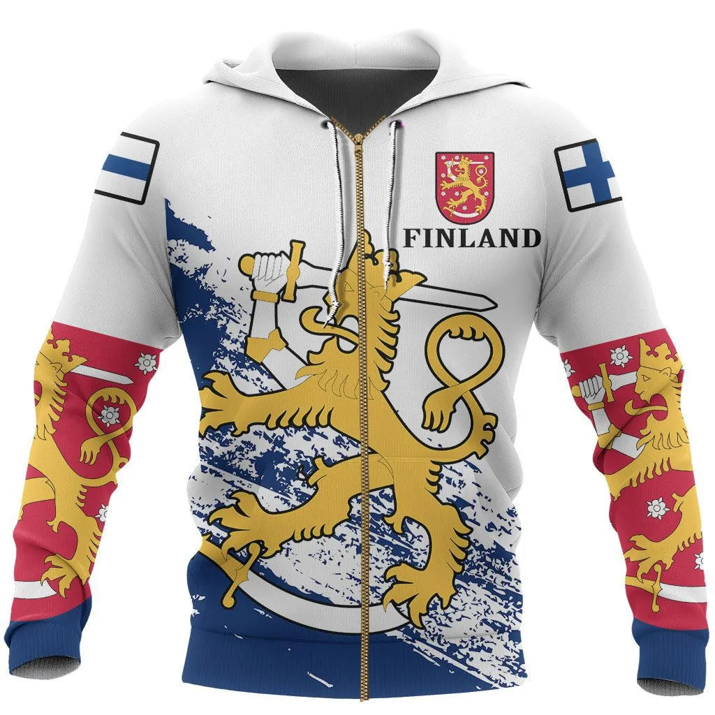 (Suomi) Finland Special Zipper Hoodie A7