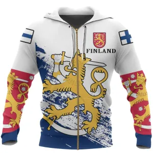 (Suomi) Finland Special Zipper Hoodie A7