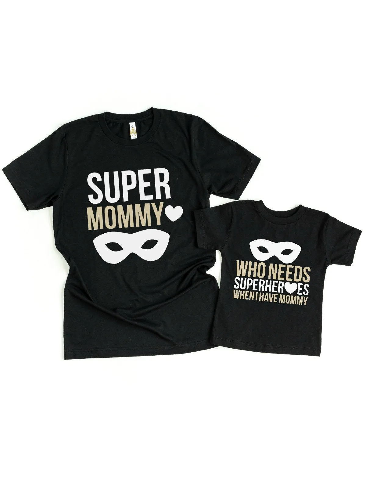 Super Hero Mommy & Me Shirts (Set of 2)