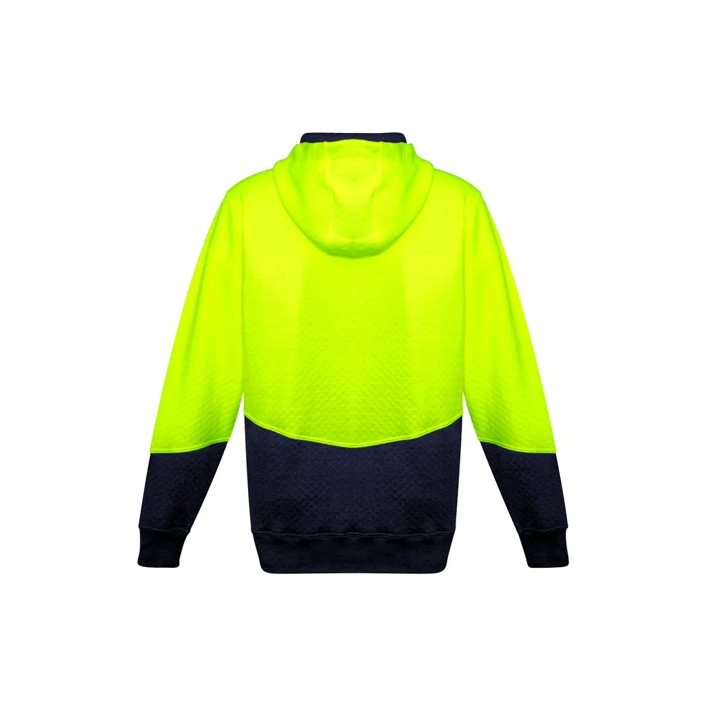 Syzmik ZT478 Unisex Hi Vis Textured Jacquard Full Zip Hoodie