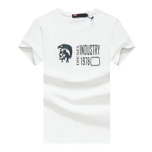 The Brave Industry Lightweight Round neck-White
