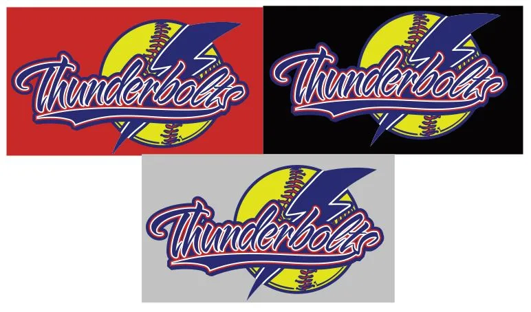 Thunderboltz Softball Triblend (soft) T-Shirt (Ladies, Unisex & Youth)