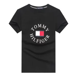 Tom Front Bold Logo Essential Organic Cotton-Black