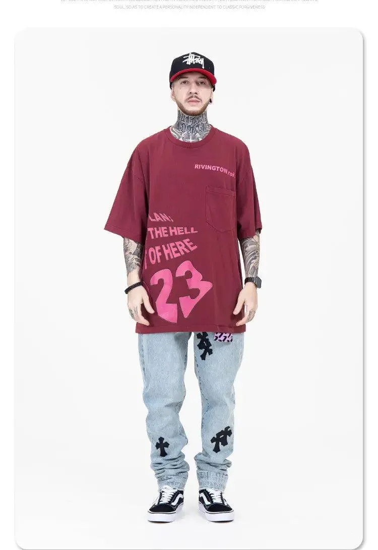 Trendy Fried Street Casual T-Shirt