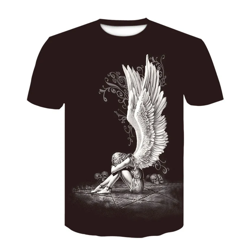 Trendy Round-Neck T-Shirt