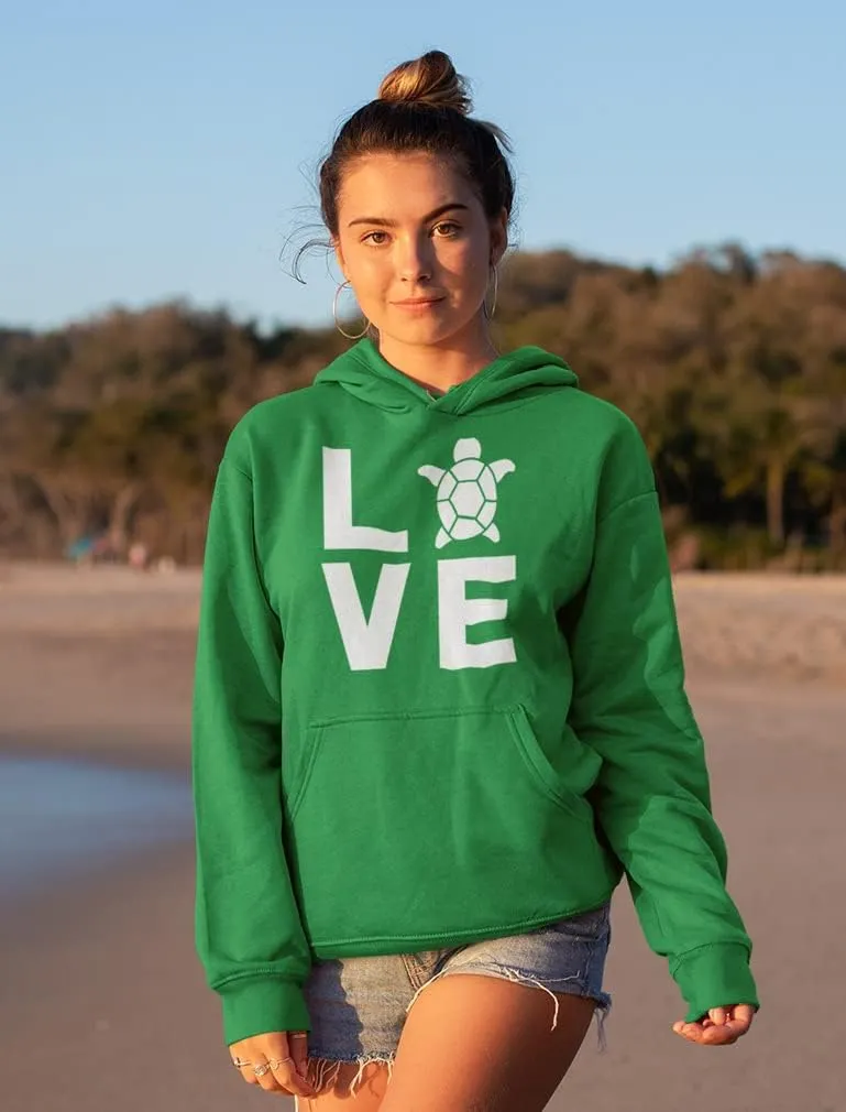 Tstars Love Turtle Sweatshirt Hoodie Sea Turtles Sweatshirts Animal Hoodies for Women Teen Girls