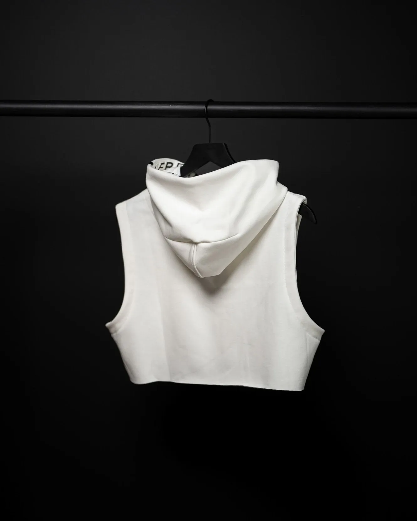 [ULTRALUX] Flex Crop Hoodie 2.0 - Ivory