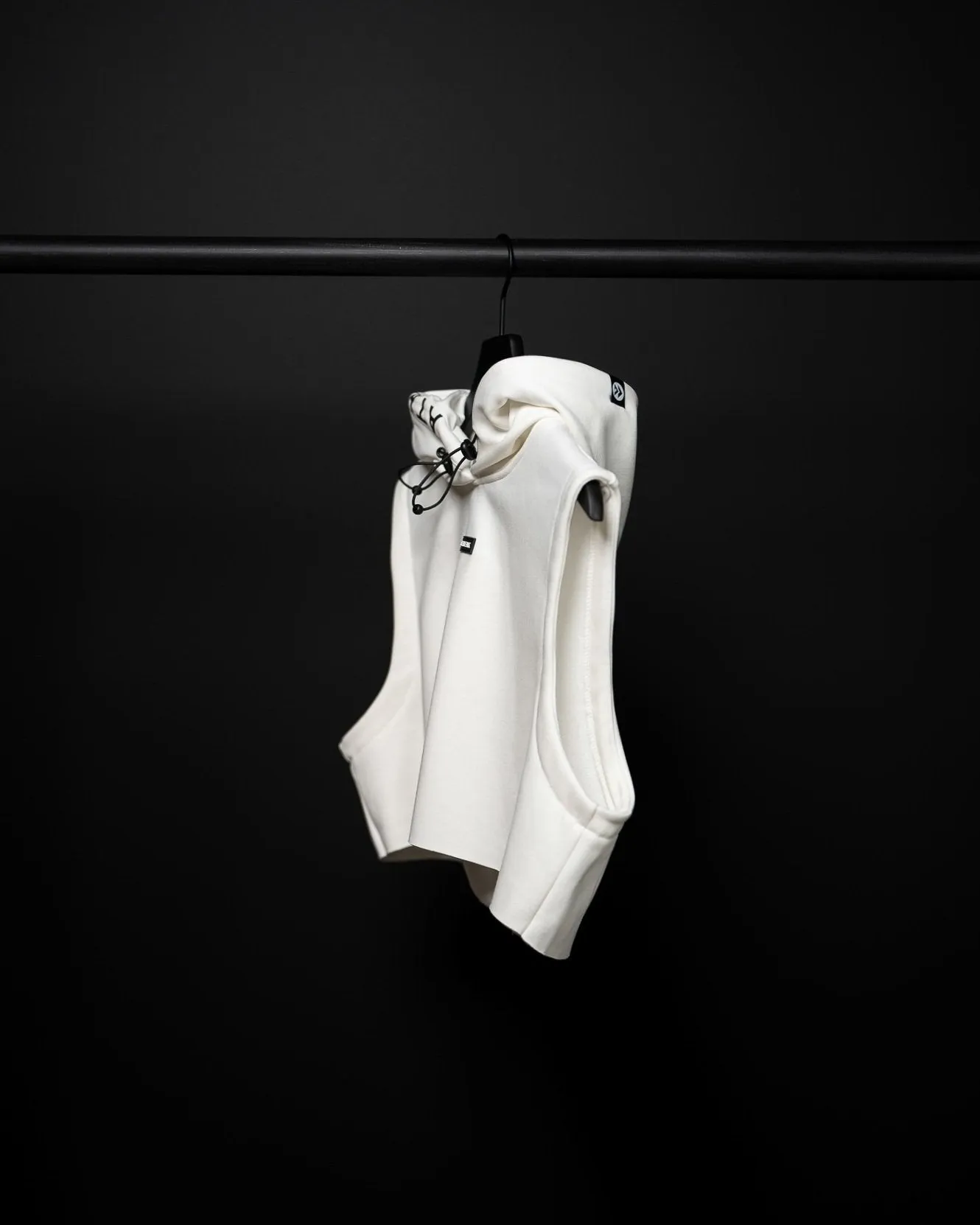 [ULTRALUX] Flex Crop Hoodie 2.0 - Ivory