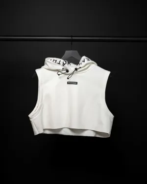[ULTRALUX] Flex Crop Hoodie 2.0 - Ivory