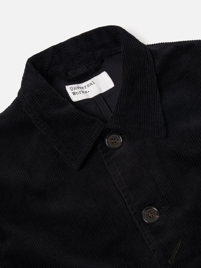 Universal Works Cord Bakers Jacket in Black