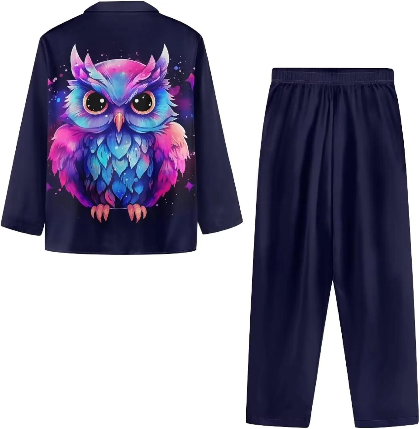 Upetstory Button Down Pajamas Sets for Women Sleepwear Long Sleeve Loungewear
