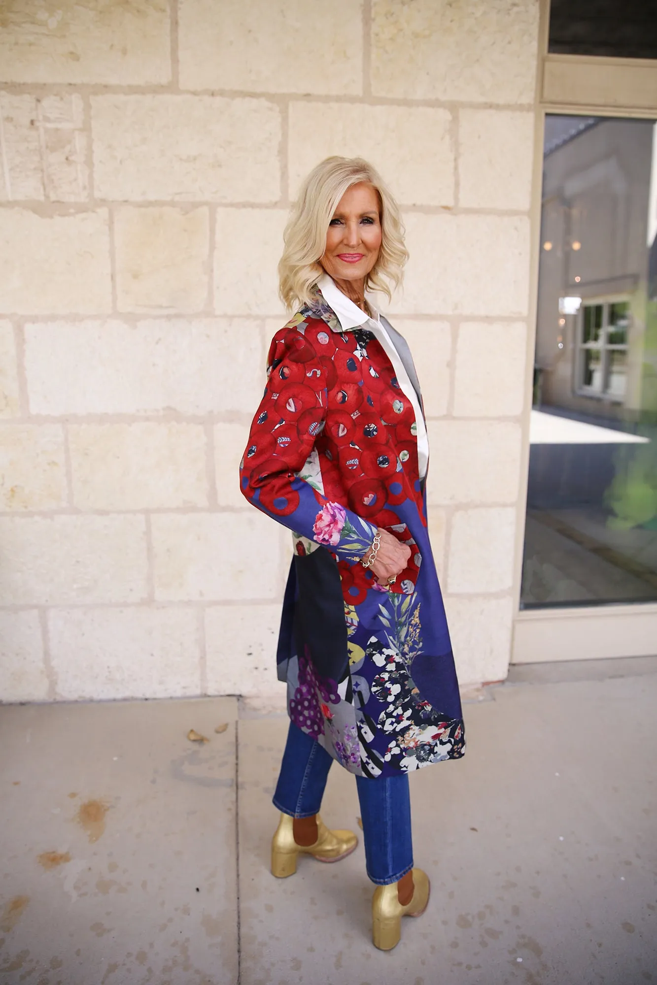 Vivid Bloom Coat
