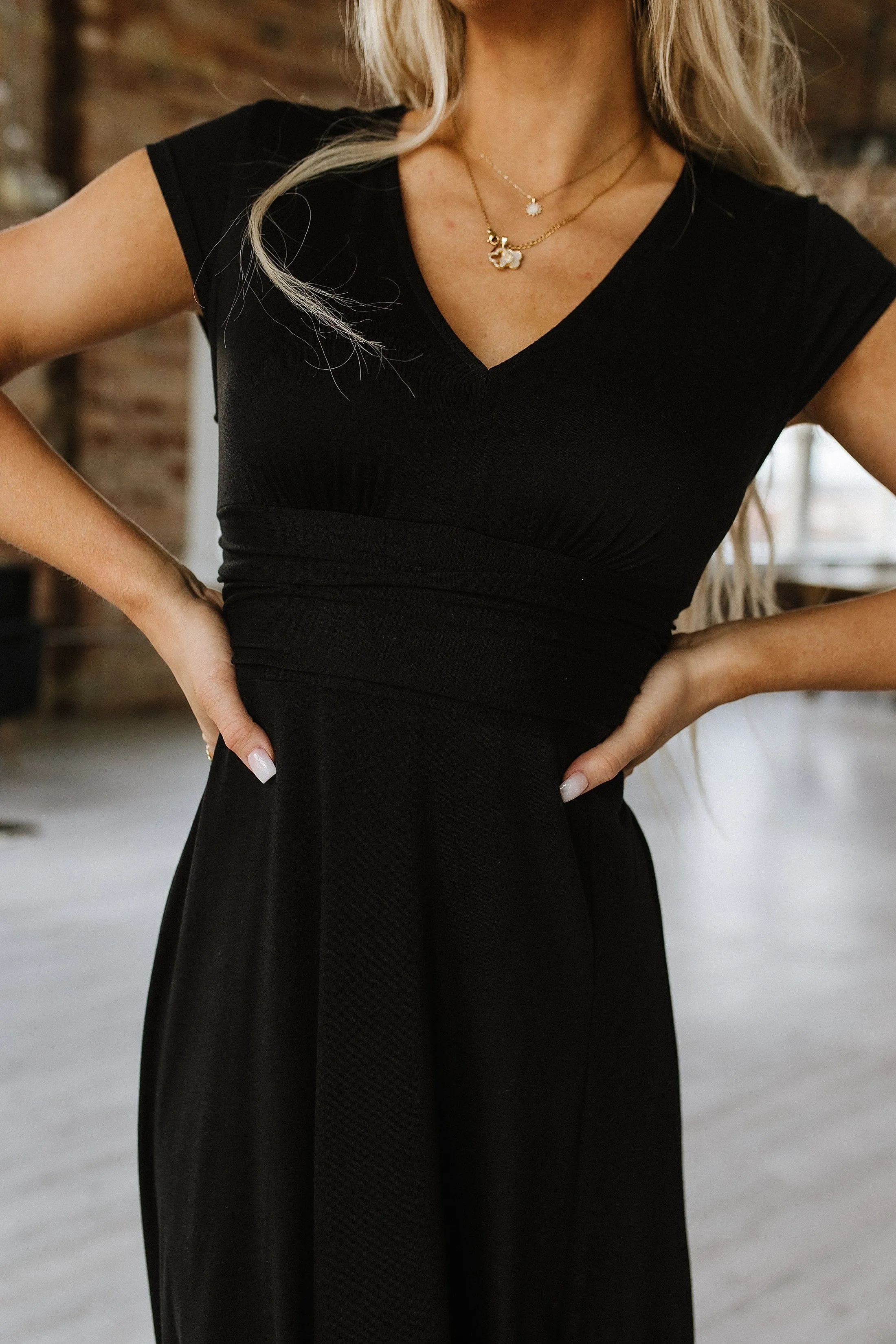 Walter V-Neck Maxi Dress
