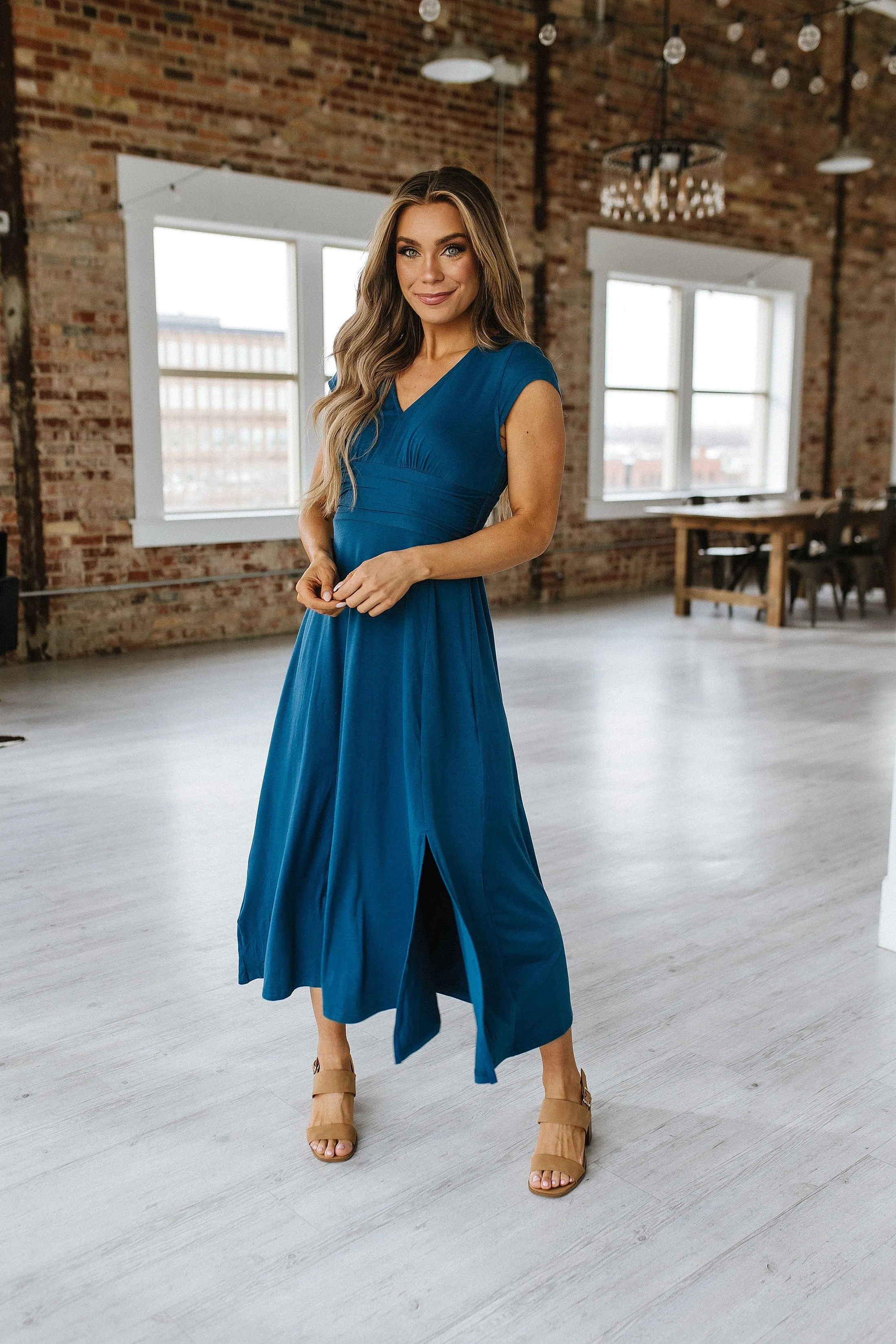 Walter V-Neck Maxi Dress