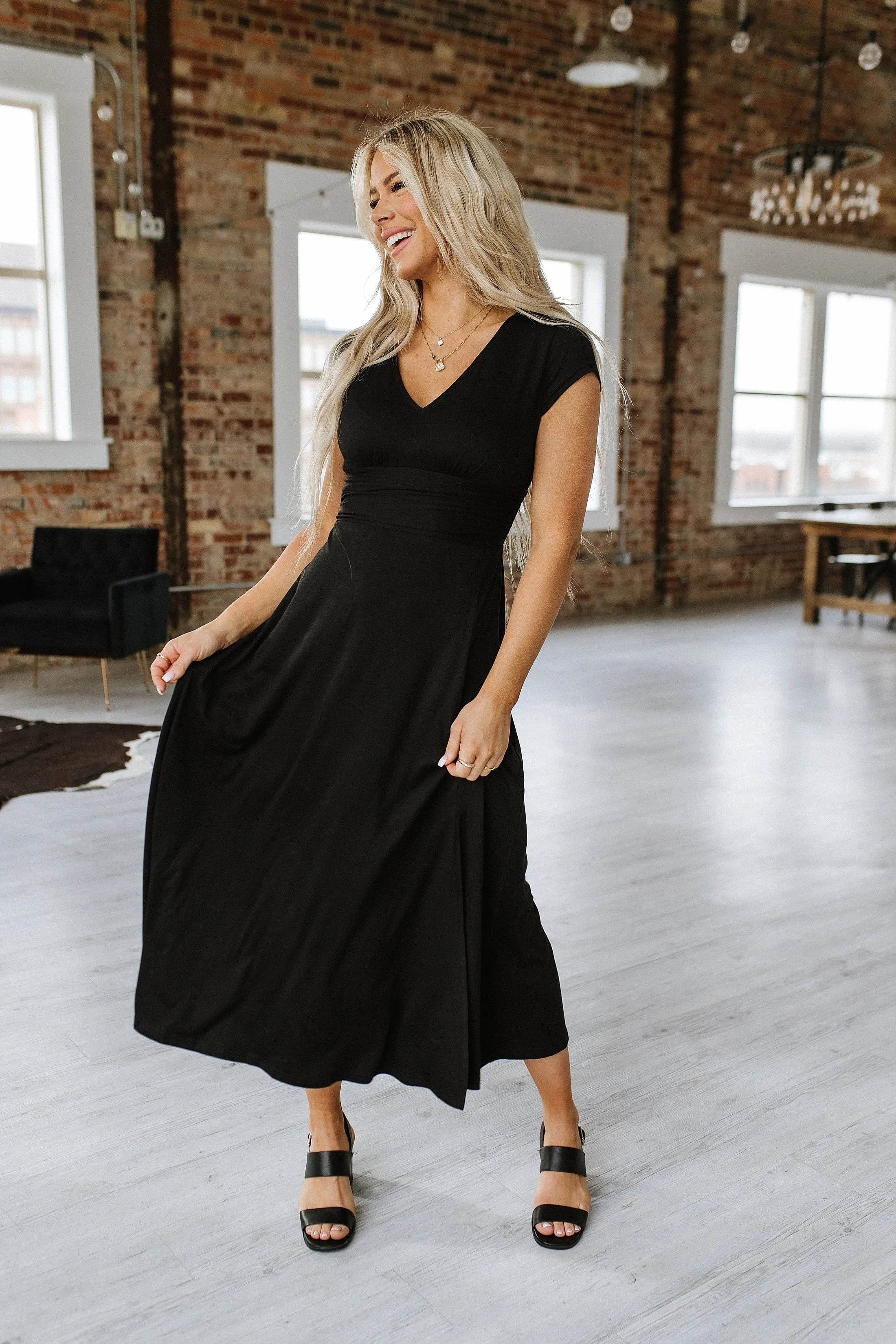 Walter V-Neck Maxi Dress