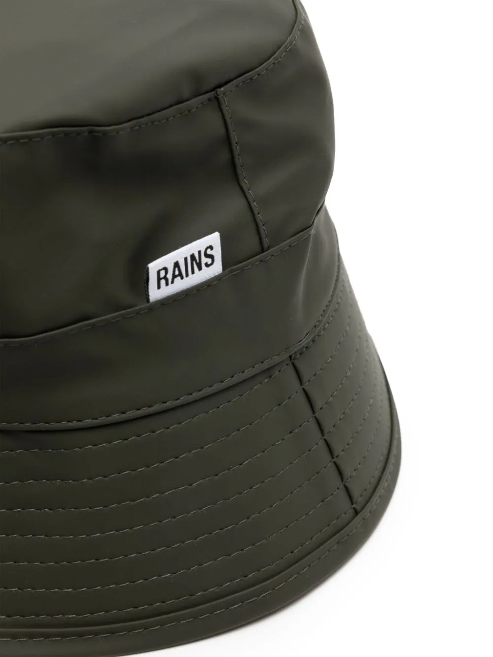 waterproof logo-appliqué bucket hat