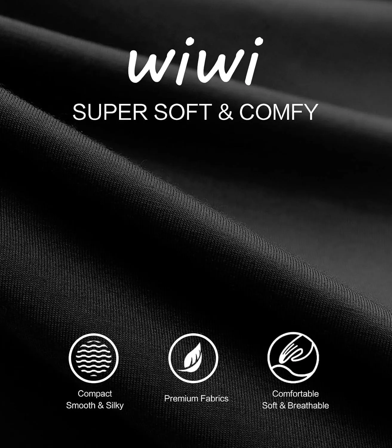 WiWi Viscose Capri Pants for Women Wide Leg Pajama with Pockets Soft Knit Lounge Sleep Pj Bottoms S-XXL