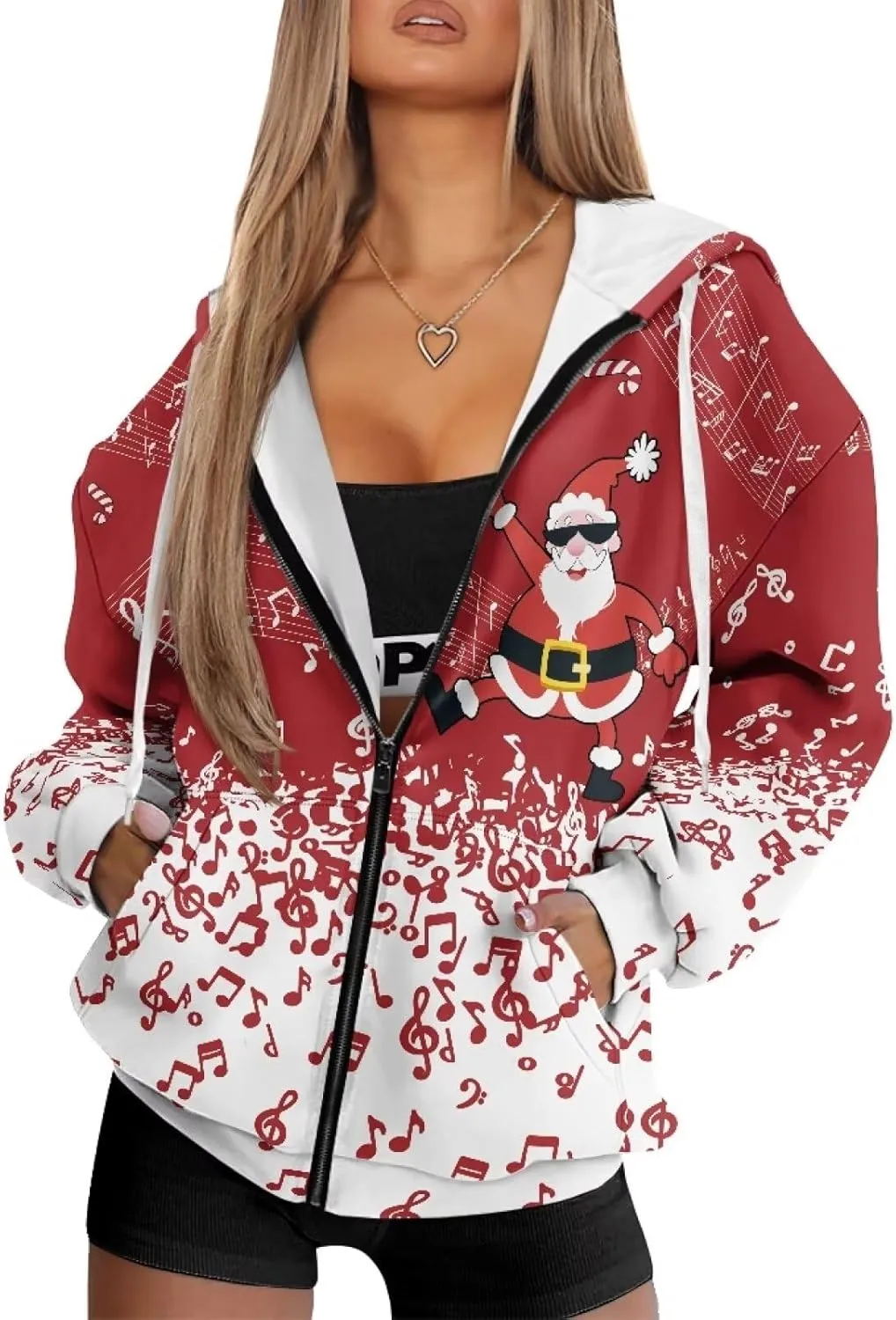 Womens Hoodies Zip Up Loose Sweatshirt Coat with Pocket Lightweight Long Sleeve Full Zip Hoodies Outfits for Fall