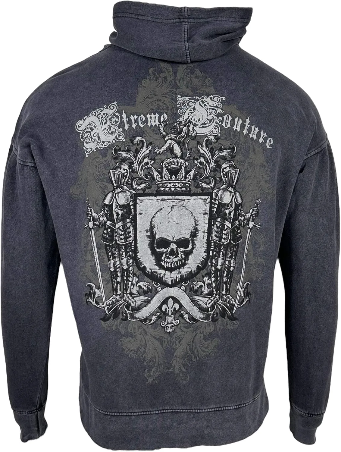 Xtreme Couture By Affliction Unisex Oversized Boxy Pullover Hoodie Ordained