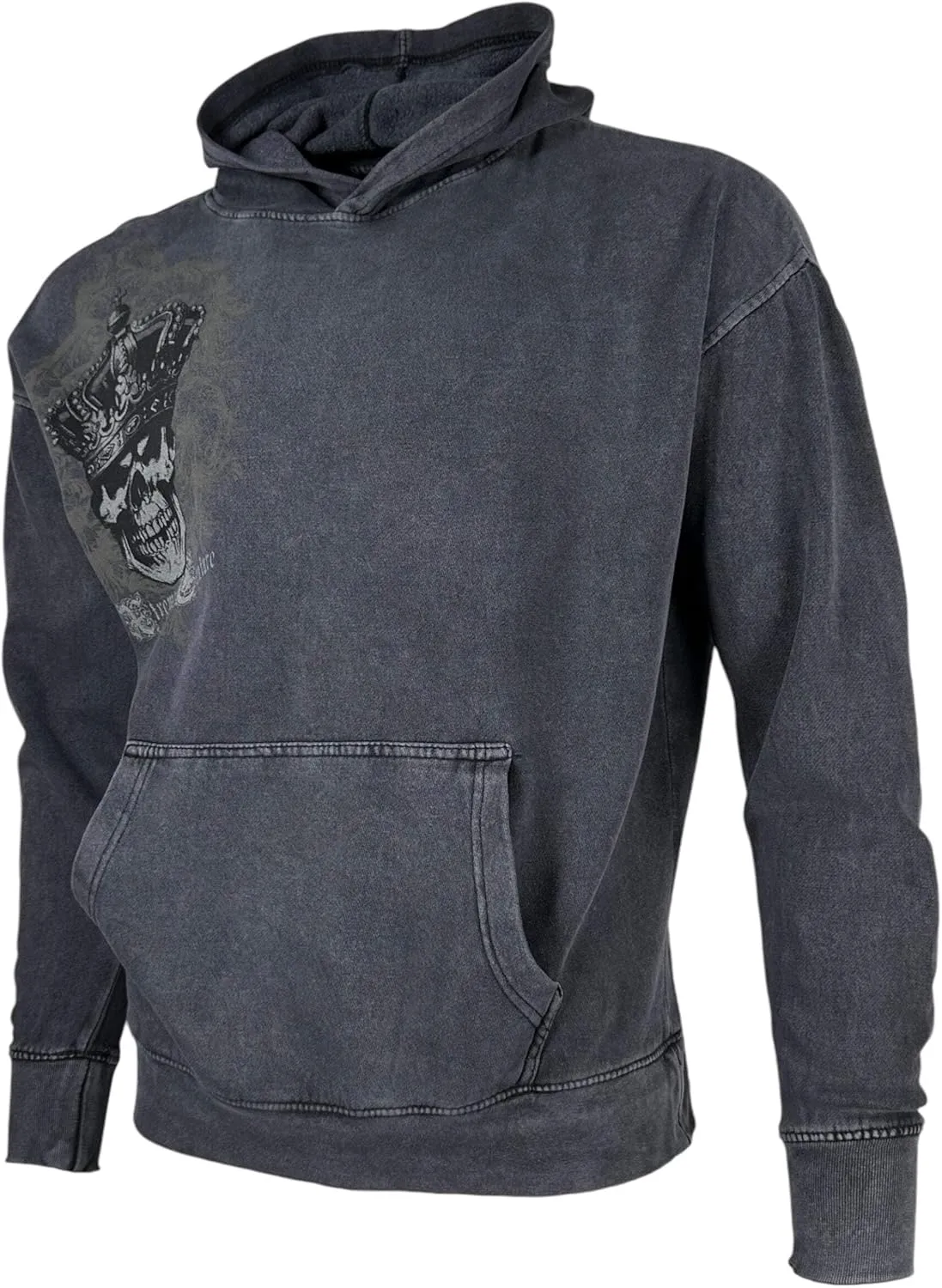 Xtreme Couture By Affliction Unisex Oversized Boxy Pullover Hoodie Ordained